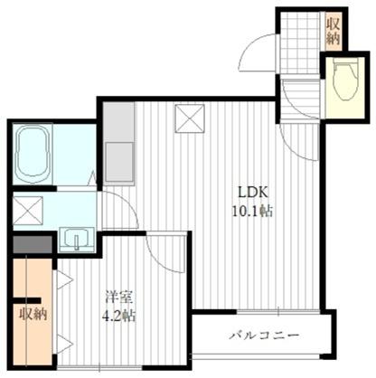 クリザンテーム（304） 間取り図画像