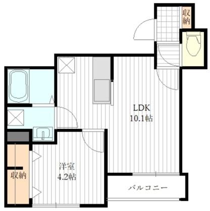クリザンテーム（204） 間取り図画像
