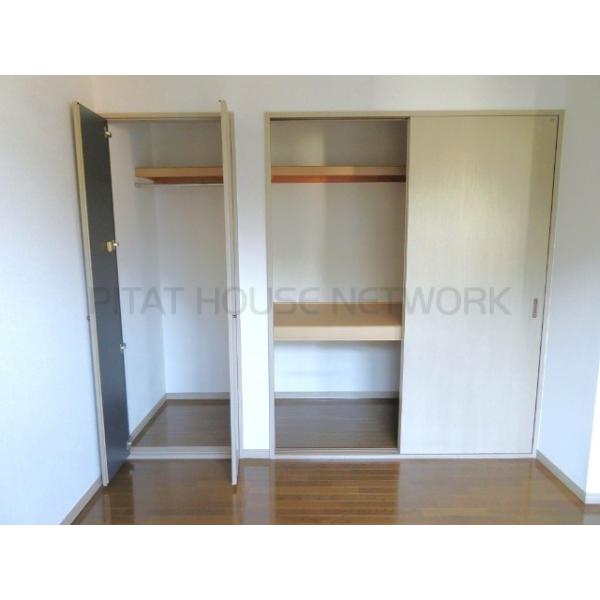 クローゼット&押入で収納たっぷり!