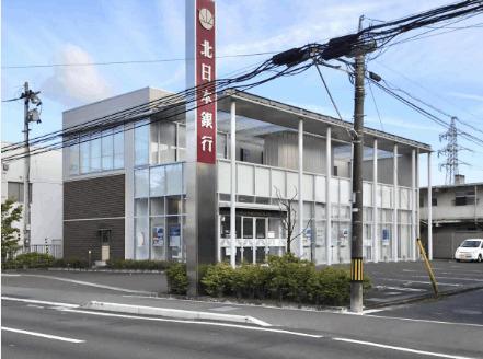 北日本銀行南小泉支店：587m