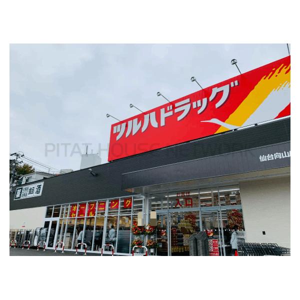 ツルハドラッグ仙台向山店:1358m