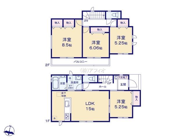 佐倉市井野　新築戸建C号棟 間取り図画像