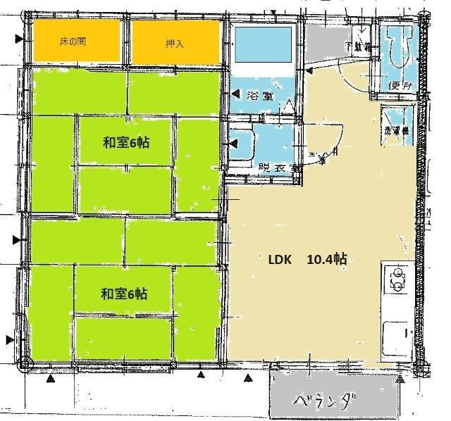  間取り図写真