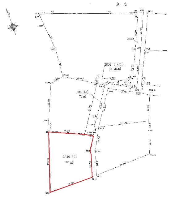 南房総市白子 区画図
