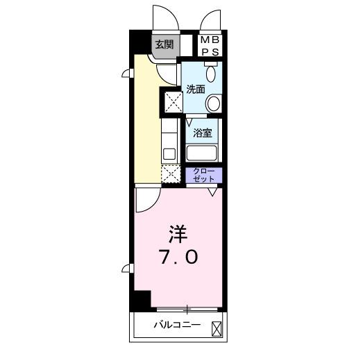 エルリバー（403） 間取り図画像