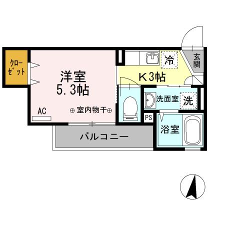 メゾンサトミ（202） 間取り図画像