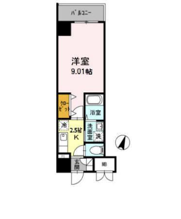 プランドール（101） 間取り図画像