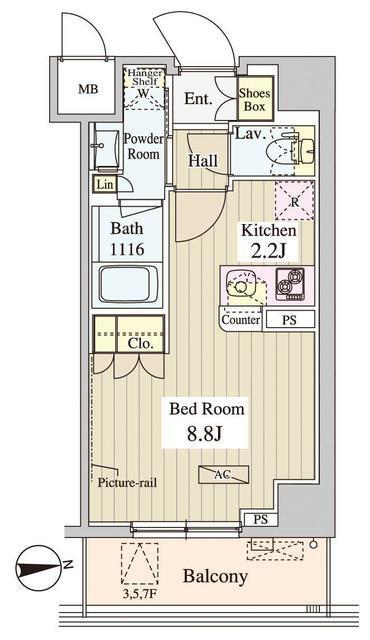  間取り図写真