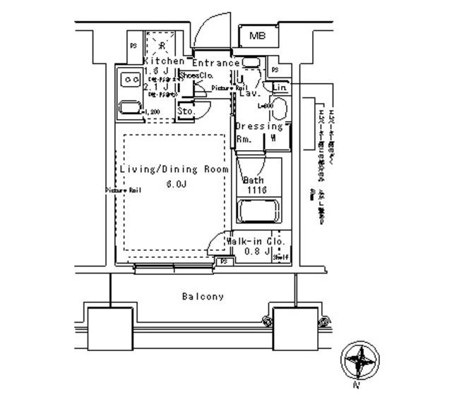 パークアクシス御茶ノ水ステージ（617） 間取り図画像