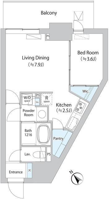 ボヌール小石川α（502） 間取り図画像