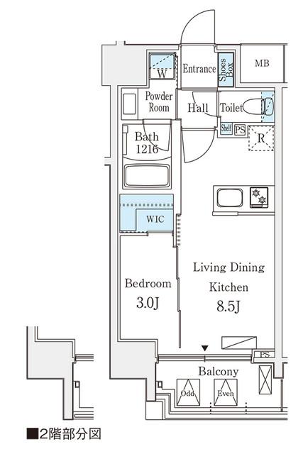 デュオフラッツ池袋（1202） 間取り図画像