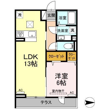 セジュール春日町３（102） 間取り図画像