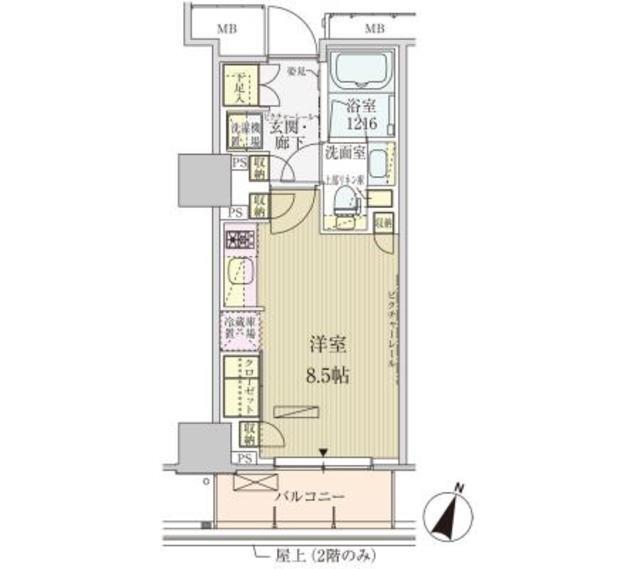 パークアクシス赤坂見附（1004） 間取り図画像