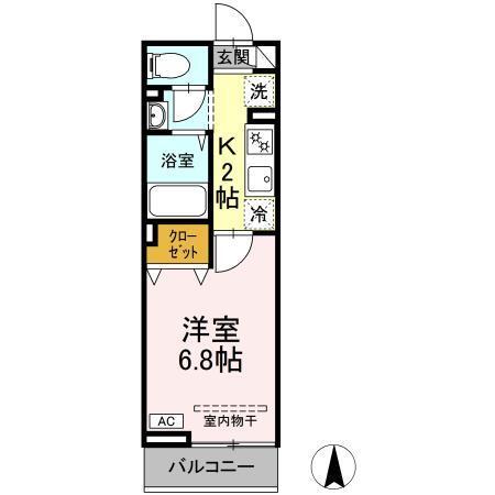 フォレスト ヤマザキ（303） 間取り図画像