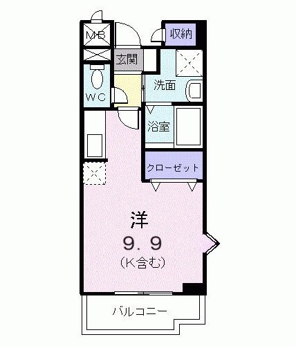 フロリーレン・セキ（102） 間取り図画像