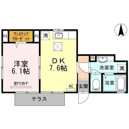 オーズ　デュープレックス（101） 間取り図画像