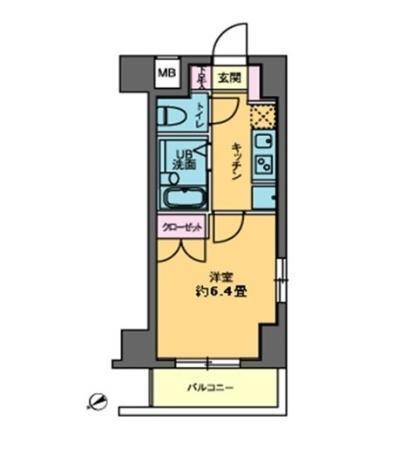 カスタリア要町（1204） 間取り図画像