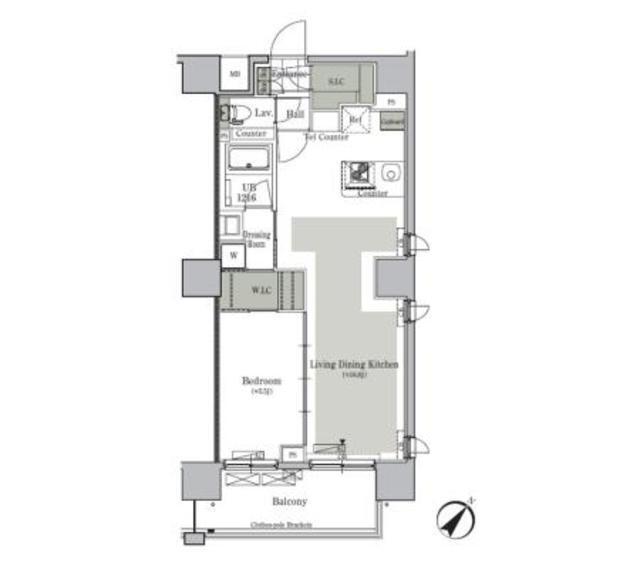 パークキューブ西ヶ原ステージ（1301） 間取り図画像