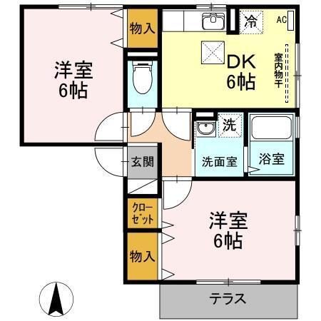 ピアドール（103） 間取り図画像