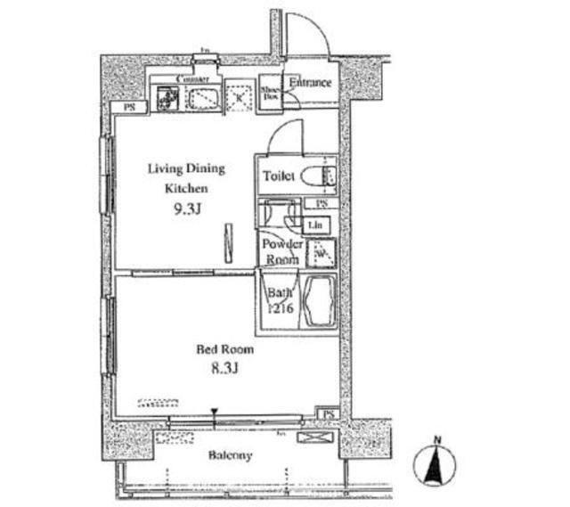 パークアクシス東陽町（701） 間取り図画像