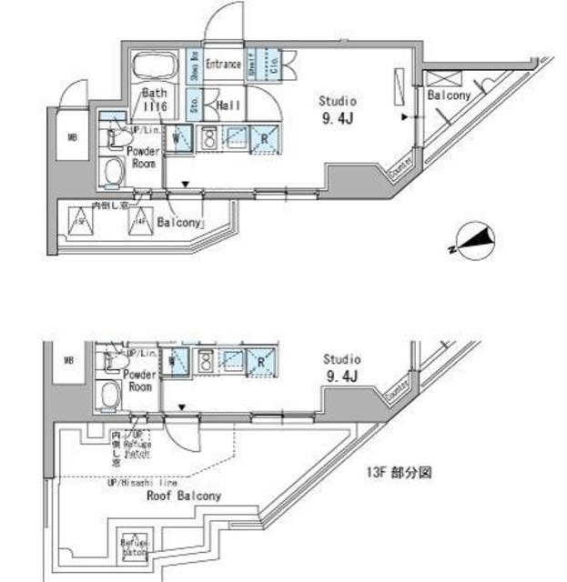 パークアクシス駒込（1501） 間取り図画像