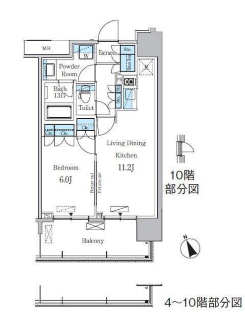 パークアクシス浅草・田原町（508） 間取り図画像