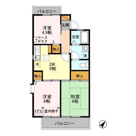 パークハウス（105） 間取り図画像