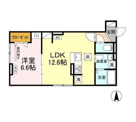 グラナーデ西加平（101） 間取り図画像