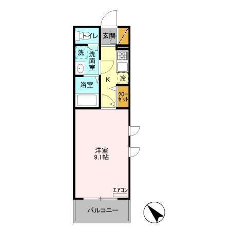 Magnolia cout［マグノリアコート］　Ⅱ（105） 間取り図画像