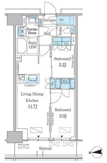 パークアクシス新宿百人町（323） 間取り図画像