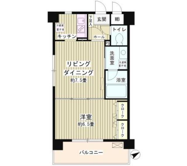 ルミエール祐天寺（101） 間取り図画像