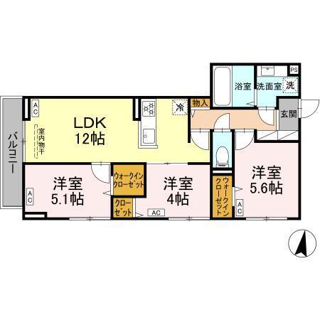 グラナーデ中葛西（301） 間取り図画像
