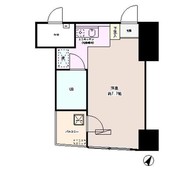 パーク・ノヴァ巣鴨（1005） 間取り図画像