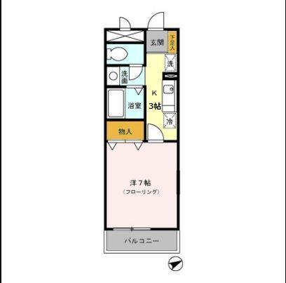 ズオン・ゼロ（102） 間取り図画像