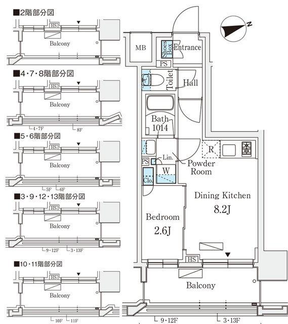 リビオメゾン御茶ノ水ＥＡＳＴ（503） 間取り図画像