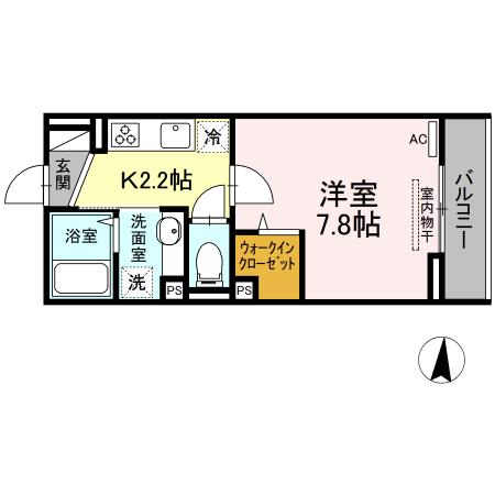メゾン エル ブランシュ（102） 間取り図画像