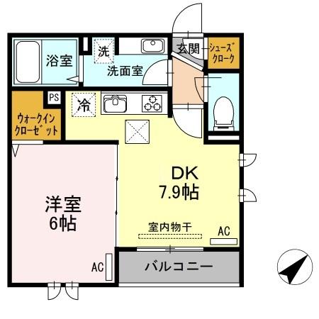 サンクレール小竹向原（102） 間取り図画像