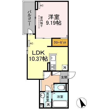 ルポゼ（201） 間取り図画像