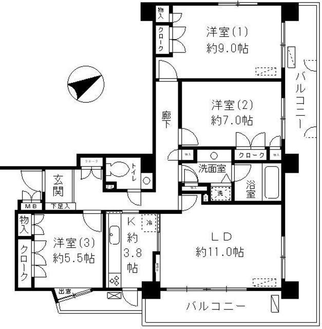  間取り図写真