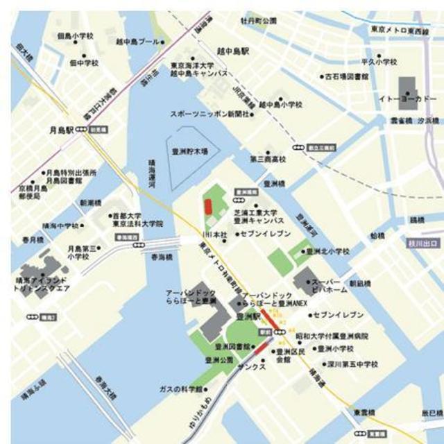 キャナルスクウェア豊洲（204） 地形図・案内図