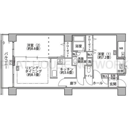  間取り図写真