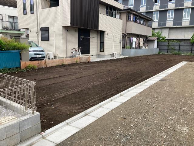 道路舗装前