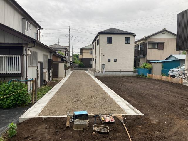 道路舗装前