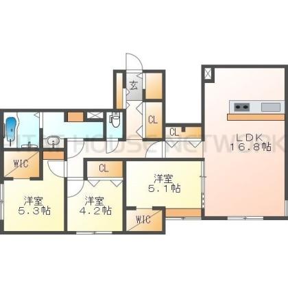  間取り図写真