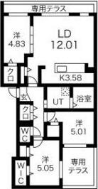  間取り図写真