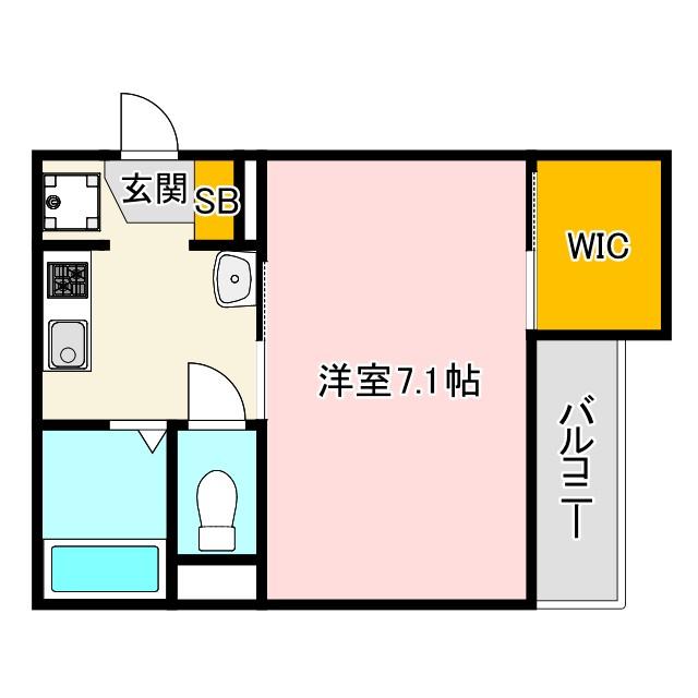 ヴィラ桜本町（202） 間取り図画像