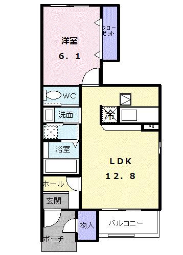 ソレイユ（102） 間取り図画像