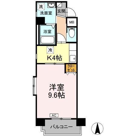 エスパシオ本陣（201） 間取り図画像