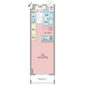 13帖越えのワンルームマンション