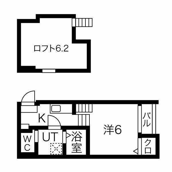 1K+ロフト付き